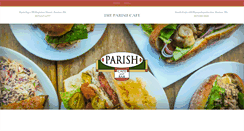 Desktop Screenshot of parishcafe.com